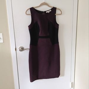 Ann Taylor Loft Plum Dress
